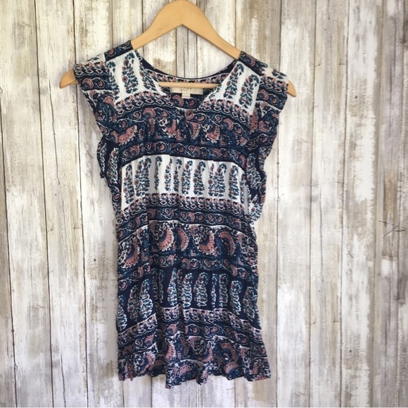 LOFT Tops - Loft Mixed Print Blouse